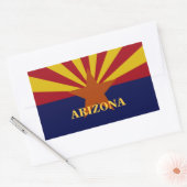Aangepaste Sticker voor de vlag van Arizona (Envelop)
