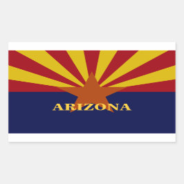Aangepaste Sticker voor de vlag van Arizona