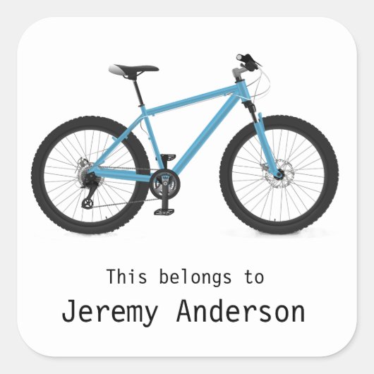 Aangepaste Sticker voor fietsen (Voorkant)