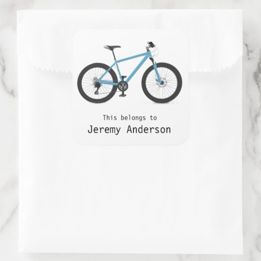 Aangepaste Sticker voor fietsen (Tas)