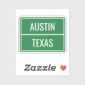 Aangepaste Sticker voor Groene Straat Teken (Vel)