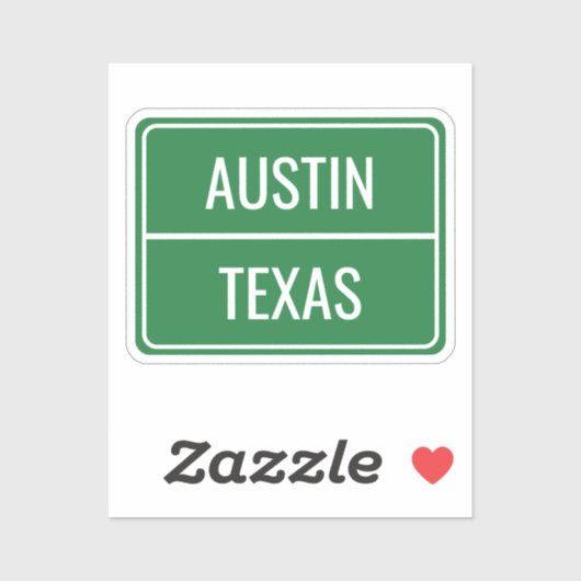 Aangepaste Sticker voor Groene Straat Teken (Vel)