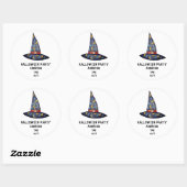 Aangepaste Sticker voor Halloween Party Witch Pet (Vel)