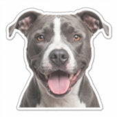 Aangepaste sticker voor huisdieren – gepersonalise (Voorkant)