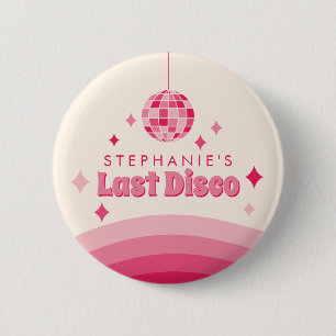 Aangepaste sticker voor laatste Disco vrijgezellen Ronde Button 5,7 Cm