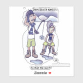 Aangepaste Sticker voor lenteverbreuk (Vel)