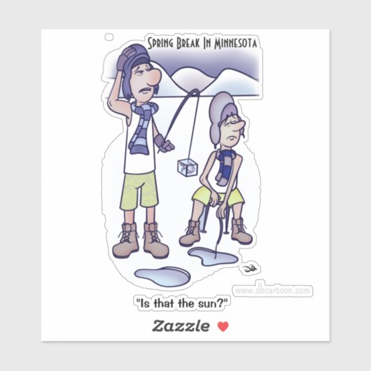 Aangepaste Sticker voor lenteverbreuk (Vel)