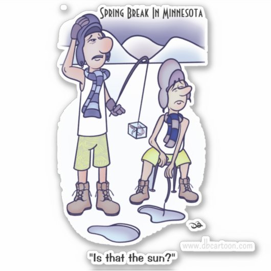 Aangepaste Sticker voor lenteverbreuk (Voorkant)