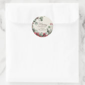 Aangepaste Sticker voor pretkerst in de klassieke  (Tas)