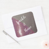 Aangepaste Sticker voor spuiten en schitteren (Envelop)