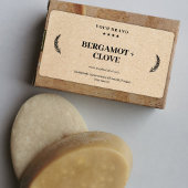 Aangepaste Sticker voor zeeplabel Kraft Background