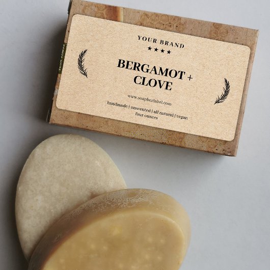 Aangepaste Sticker voor zeeplabel Kraft Background