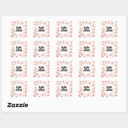 Aangepaste stickers (Vel)