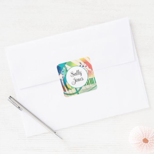 Aangepaste stickers (Envelop)