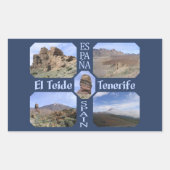 Aangepaste stickers El Teide (Voorkant)