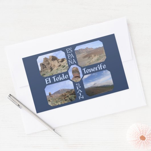 Aangepaste stickers El Teide (Envelop)