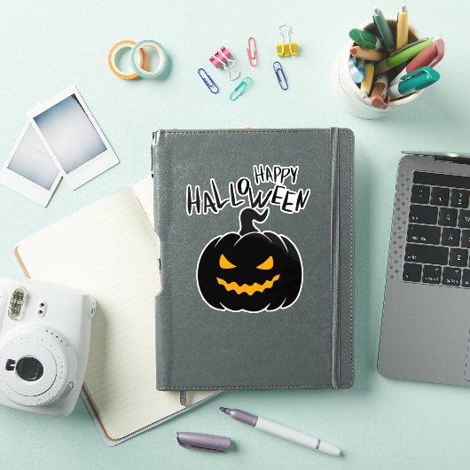 Aangepaste Stickers Happy Halloween (iPad Cover)