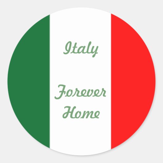 Aangepaste stickers in Italië (Voorkant)