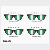 Aangepaste stickers in Nigerian Shades (Vel)