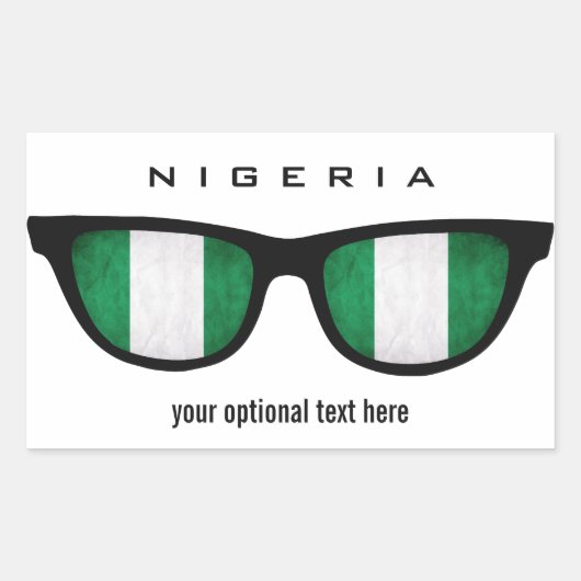 Aangepaste stickers in Nigerian Shades (Voorkant)