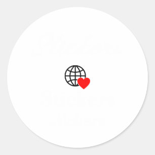 Aangepaste Stickers   Logo, rond,  en tekst