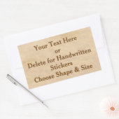 Aangepaste  stickers of lege stickers in BULK (Envelop)