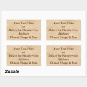 Aangepaste  stickers of lege stickers in BULK (Vel)