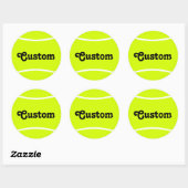 Aangepaste Stickers van Tennis Ball Round (Vel)