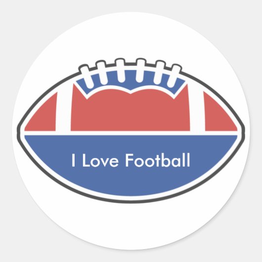 Aangepaste Stickers voor aangepast Football (Voorkant)