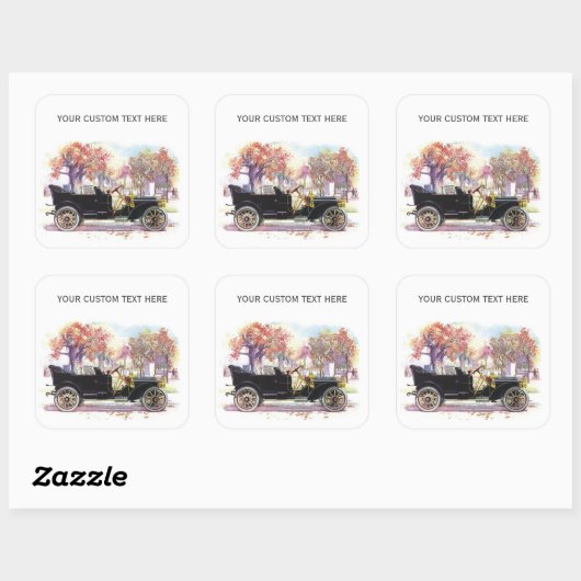 Aangepaste stickers voor auto's (Vel)