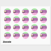 Aangepaste Stickers voor bakkerijen (Vel)