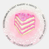 Aangepaste Stickers voor bakkerijen (Voorkant)