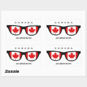 Aangepaste stickers voor Canadese schaduwen (Vel)