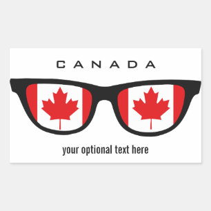 Aangepaste stickers voor Canadese schaduwen