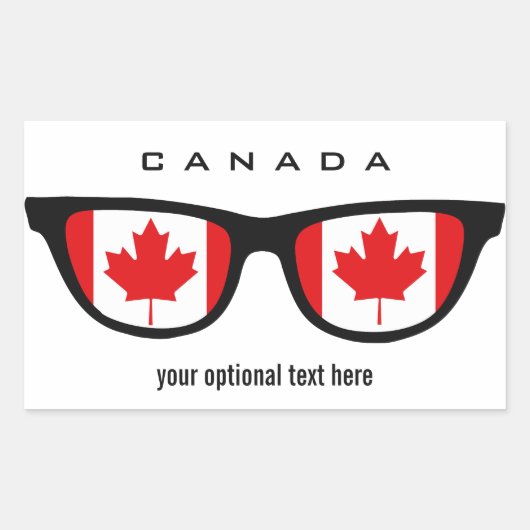Aangepaste stickers voor Canadese schaduwen (Voorkant)