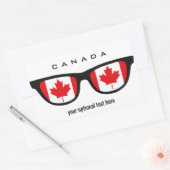Aangepaste stickers voor Canadese schaduwen (Envelop)