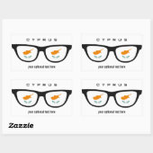 aangepaste stickers voor Cyprus Shades (Vel)