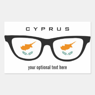 aangepaste stickers voor Cyprus Shades
