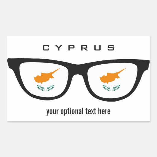 aangepaste stickers voor Cyprus Shades (Voorkant)