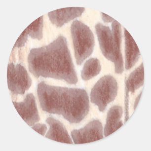 Aangepaste stickers voor Giraffe spikkelpatroon