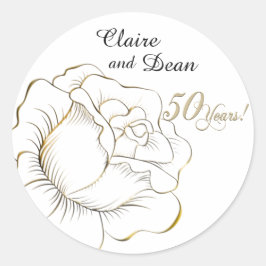 Aangepaste Stickers voor Golden Jubileum