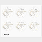 Aangepaste Stickers voor Golden Jubileum (Vel)