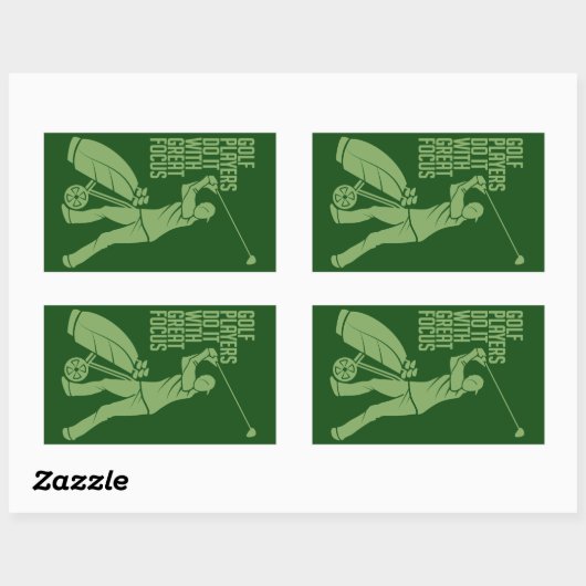 aangepaste stickers voor GOLF PLAYER (Vel)