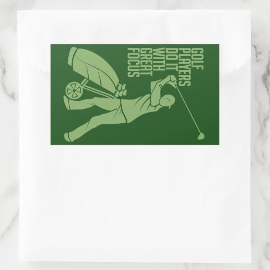 aangepaste stickers voor GOLF PLAYER (Tas)