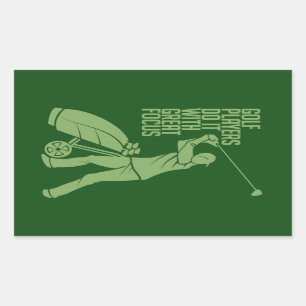 aangepaste stickers voor GOLF PLAYER