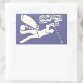 aangepaste stickers voor GOLF PLAYER (Tas)