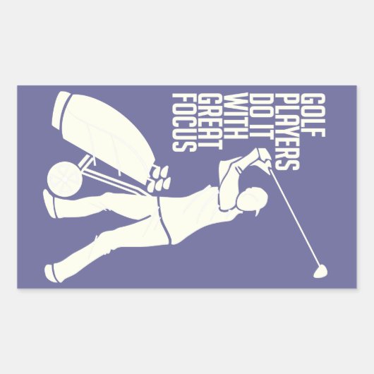 aangepaste stickers voor GOLF PLAYER (Voorkant)