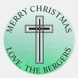 Aangepaste Stickers voor Groen en Zwart Kruis