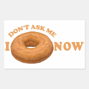 Aangepaste stickers voor Humor donut