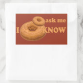 Aangepaste stickers voor Humor donut (Tas)